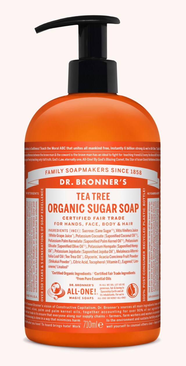 Tea Tree Organic Sugar Soap 709 ml Tea Tree Organic Sugar Soap 709 ml