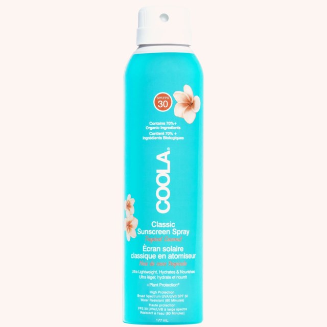 Classic SPF30 Body Spray Tropical Coconut 177 ml Classic SPF30 Body Spray Tropical Coconut 177 ml